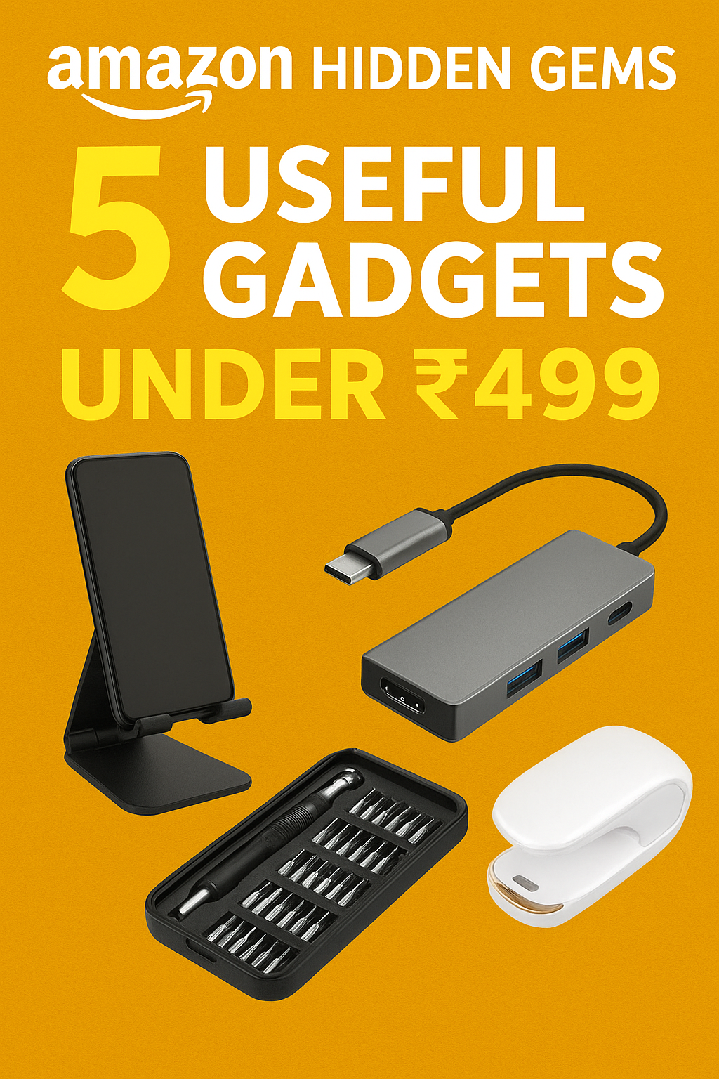 Amazon Hidden Gems: 5 Useful Gadgets Under ₹499