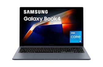 Samsung Galaxy Book4 (Gray, 16Gb Ram, 512Gb Ssd) | 15.6″ Full Hd Screen | Intel Core I5 1335U Processor | Windows 11 Home | Ms Office 2021 | Fingerprint Reader | Intel Iris Xe Graphics | Rj45 Lan Port