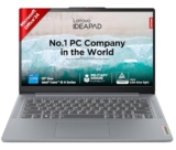 Lenovo Ideapad Slim 3, Intel Core I5-12450H, 12Th Gen, 16Gb Ram, 512Gb Ssd, Fhd, 14″/35.5Cm, Windows 11, Ms Office Home 2024, Grey, 1.37Kg, 83Eq0072In, 3 Mon. Game Pass Laptop
