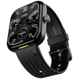 Noise Ultra 3 Luminary With India’S 1St Ever Personalised Notification Alerts (Lumilert), 1.96″ Amoled Display, Premium Metallic Dial, Send Upto 5 Emojis (Lumiping), Health Suite (Jet Black)